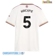 Camisa de time de futebol Arsenal Piero Hincapie #5 Replicas 3º Equipamento Feminina 2025-26 Manga Curta